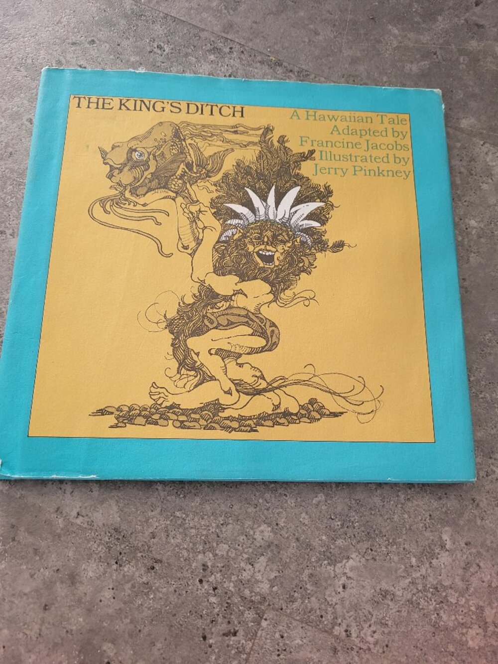 The King's Ditch Hawaiian Tale Frances Jacobs Jerry Pinkney Vintage Book